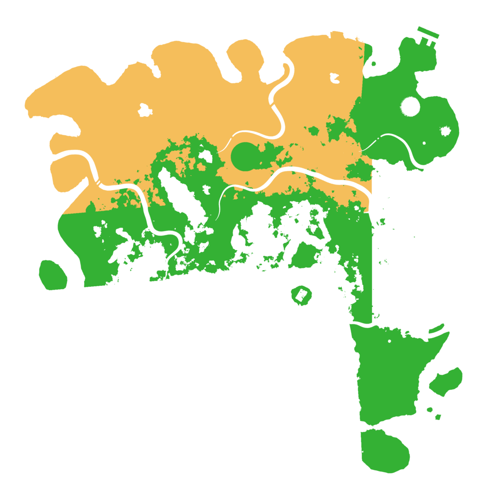 Biome Rust Map: Procedural Map, Size: 4500, Seed: 32361