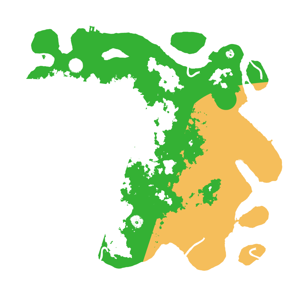 Biome Rust Map: Procedural Map, Size: 3700, Seed: 1285086653