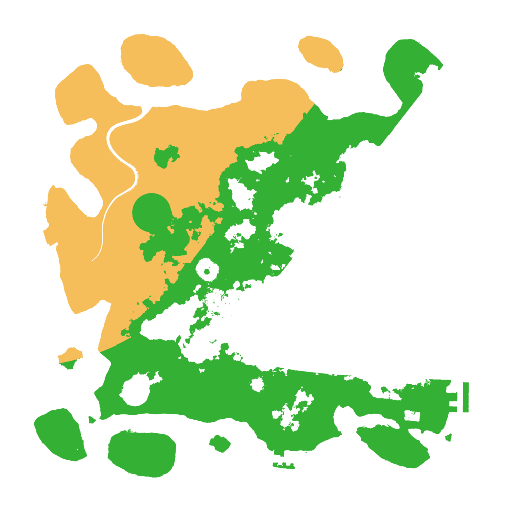 Biome Rust Map: Procedural Map, Size: 3500, Seed: 1583181164