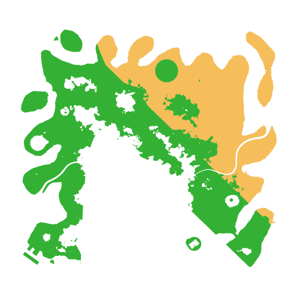 Biome Rust Map: Procedural Map, Size: 3500, Seed: 1290312939