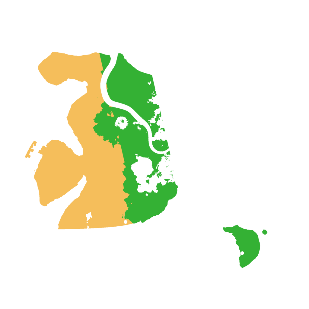 Biome Rust Map: Procedural Map, Size: 2500, Seed: 1954782356