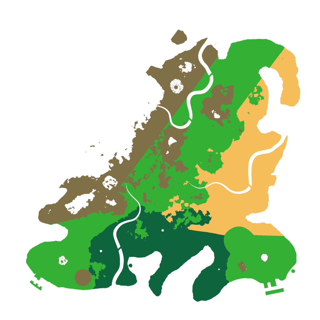 Biome Rust Map: Procedural Map, Size: 3500, Seed: 772999636