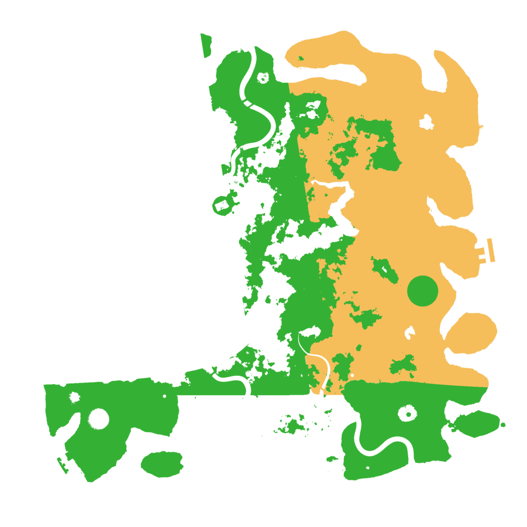Biome Rust Map: Procedural Map, Size: 4500, Seed: 602975786
