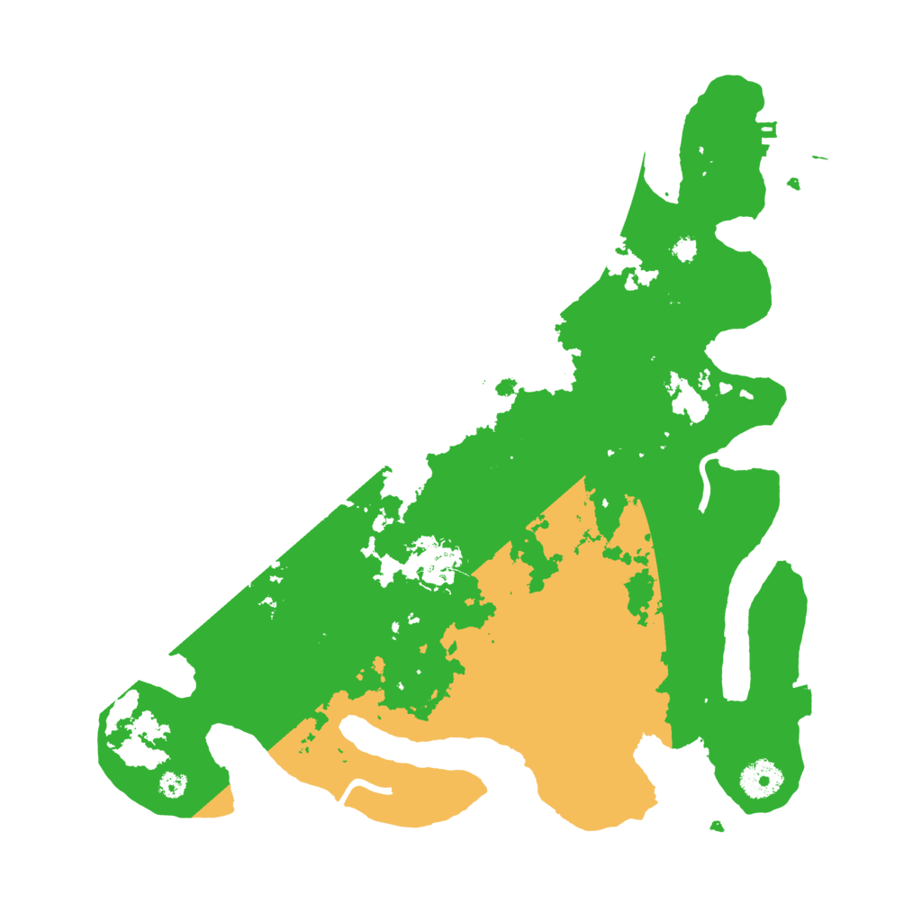 Biome Rust Map: Procedural Map, Size: 3500, Seed: 144293507