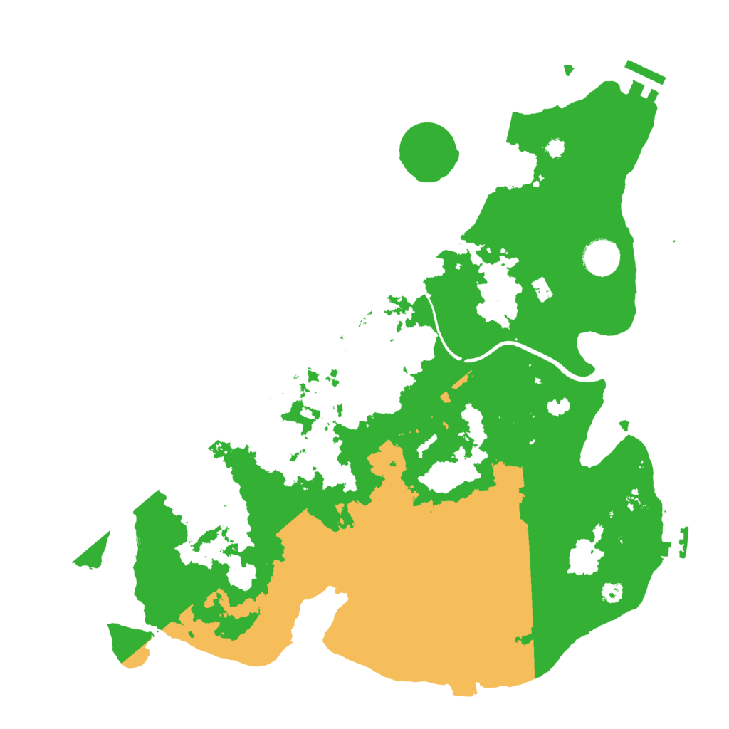 Biome Rust Map: Procedural Map, Size: 3500, Seed: 1519400786