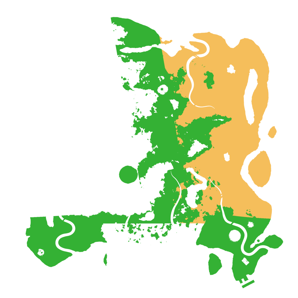 Biome Rust Map: Procedural Map, Size: 4500, Seed: 1696722602
