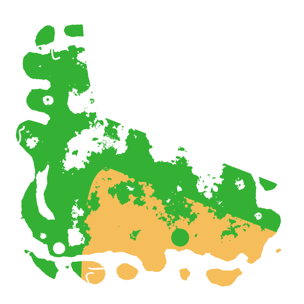 Biome Rust Map: Procedural Map, Size: 4500, Seed: 349472929