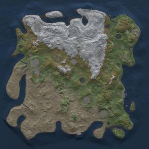 Thumbnail Rust Map: Procedural Map, Size: 4250, Seed: 845931129, 19 Monuments