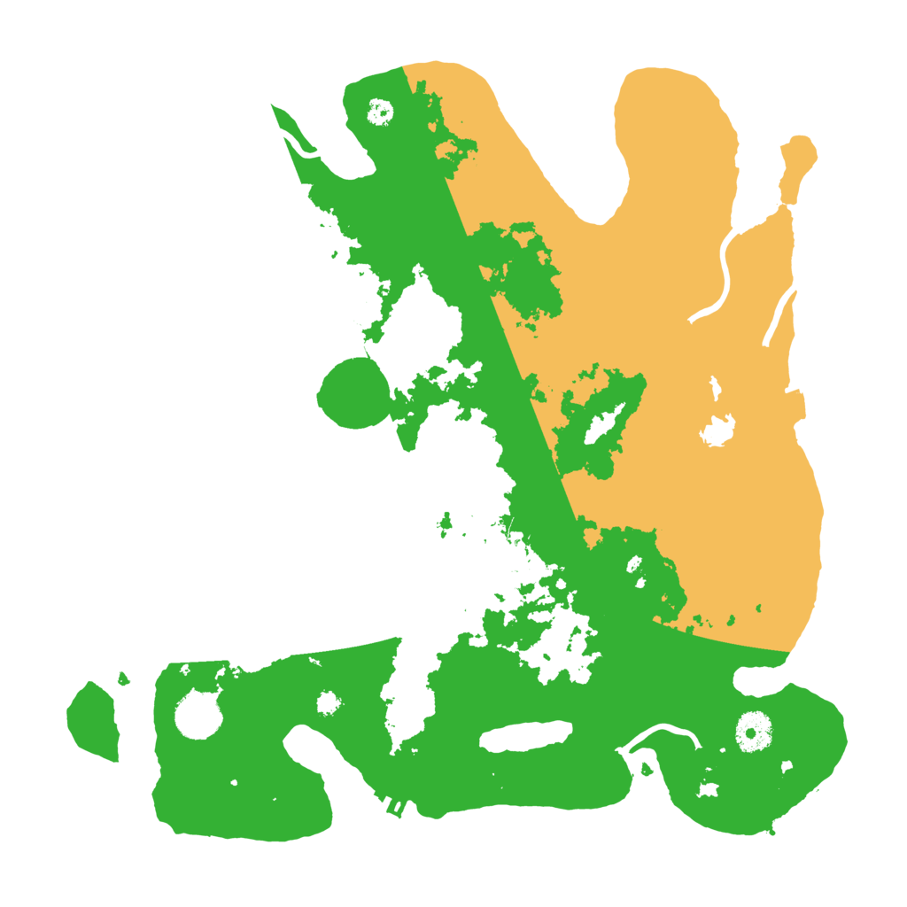 Biome Rust Map: Procedural Map, Size: 3500, Seed: 2128589797