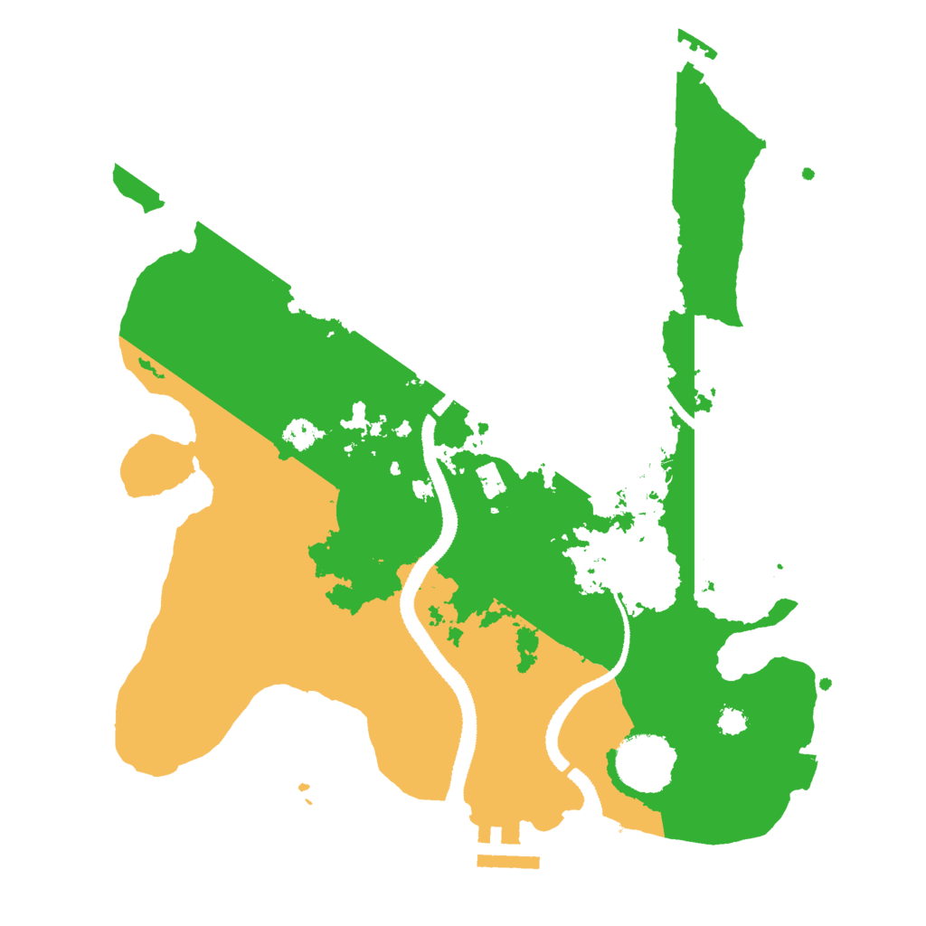 Biome Rust Map: Procedural Map, Size: 3000, Seed: 1154013289