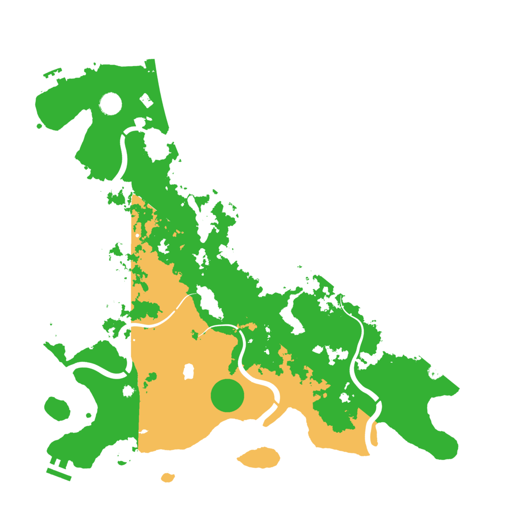 Biome Rust Map: Procedural Map, Size: 4150, Seed: 281601598