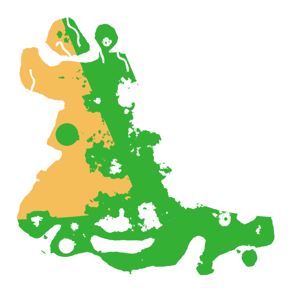 Biome Rust Map: Procedural Map, Size: 3500, Seed: 12287