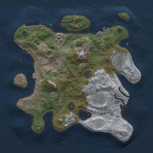 Thumbnail Rust Map: Procedural Map, Size: 3000, Seed: 509777392, 13 Monuments