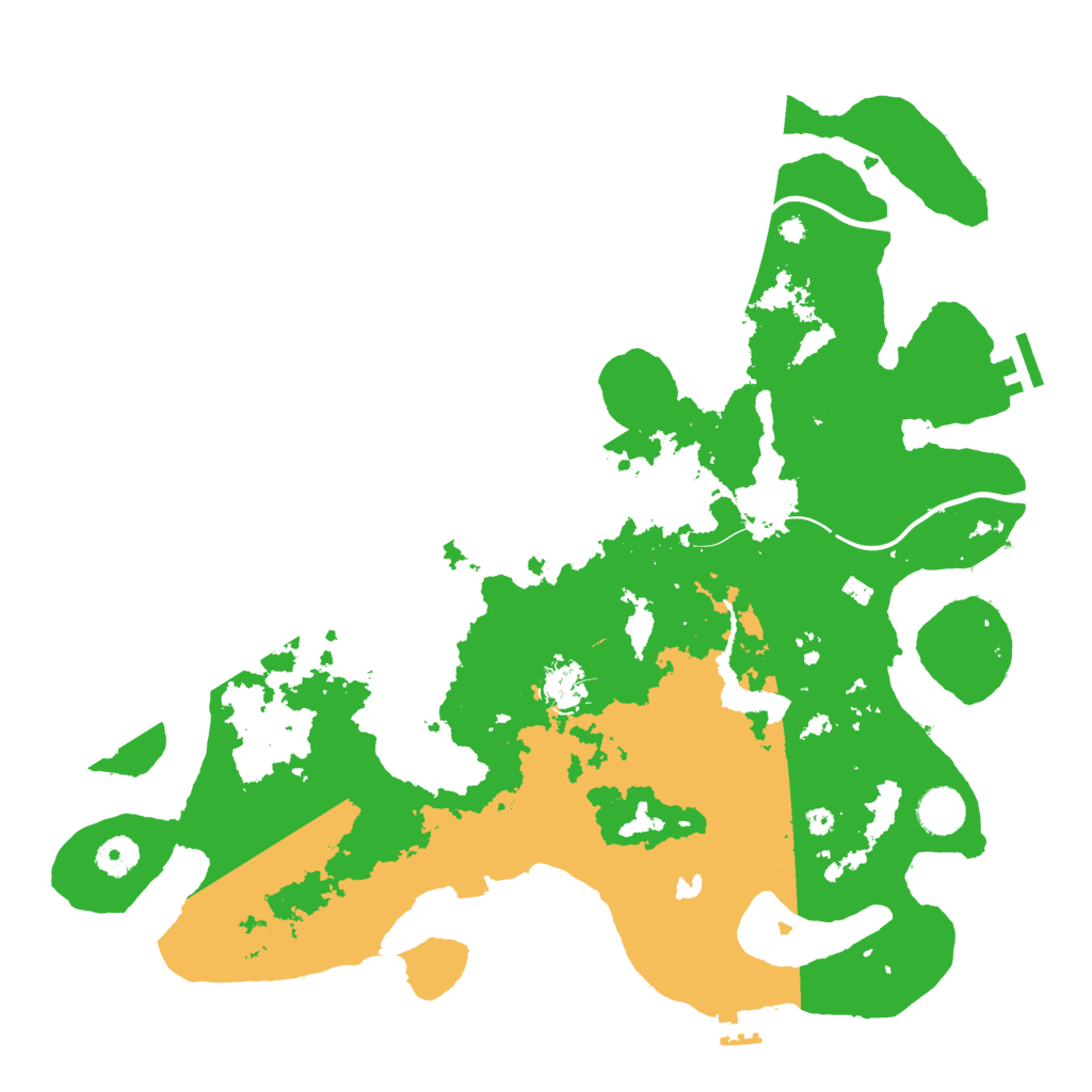 Biome Rust Map: Procedural Map, Size: 4000, Seed: 531135134