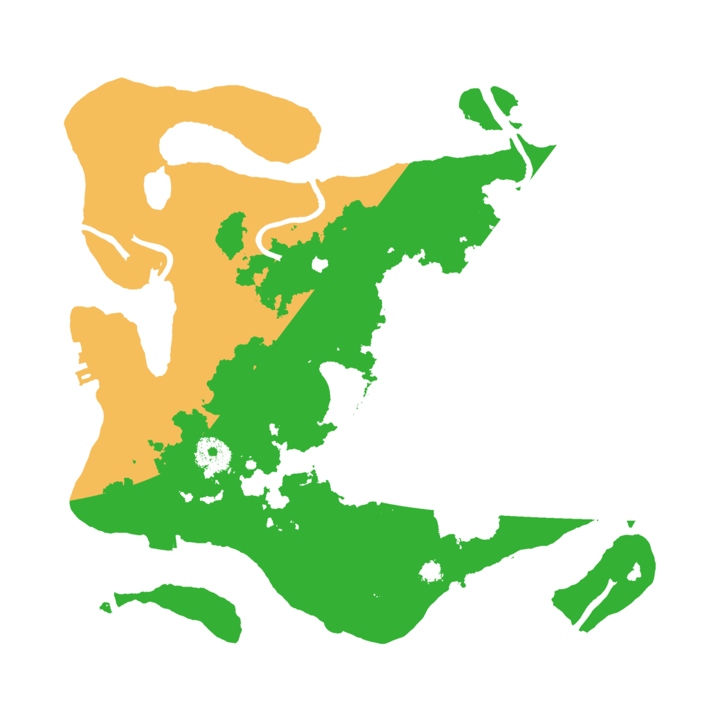 Biome Rust Map: Procedural Map, Size: 3000, Seed: 524661420