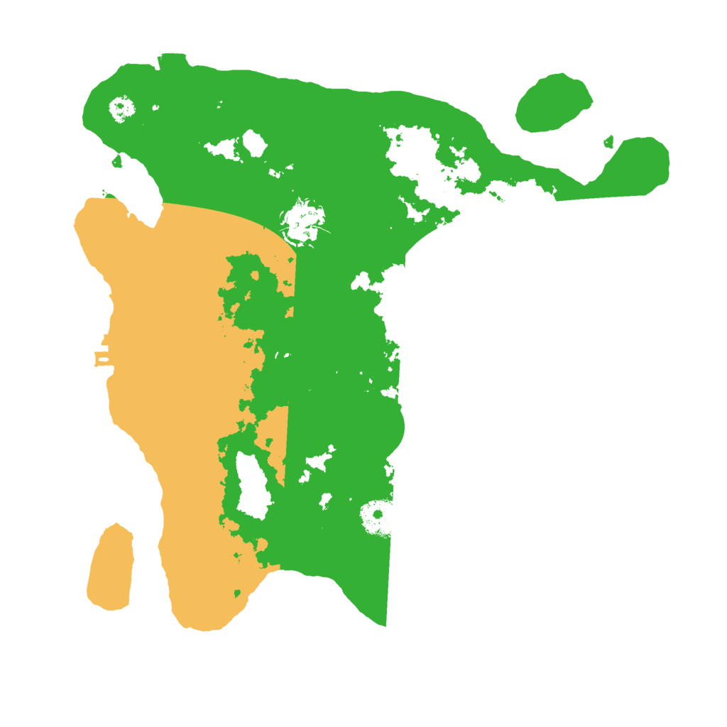 Biome Rust Map: Procedural Map, Size: 3000, Seed: 24586