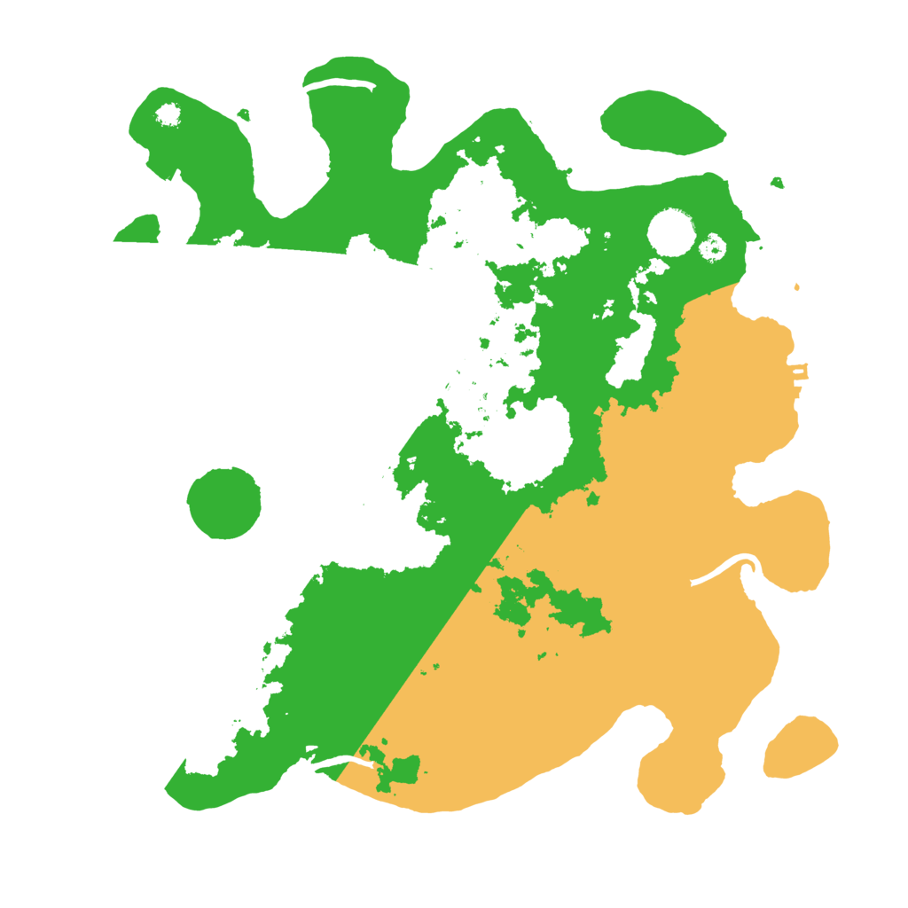 Biome Rust Map: Procedural Map, Size: 3500, Seed: 465295642