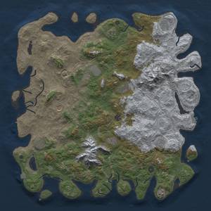 Thumbnail Rust Map: Procedural Map, Size: 5000, Seed: 12590, 19 Monuments