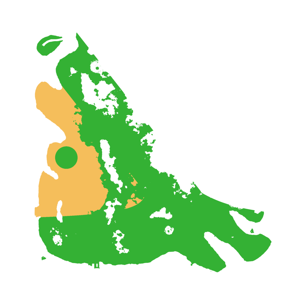 Biome Rust Map: Procedural Map, Size: 3500, Seed: 163356507