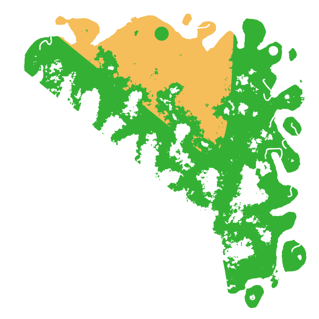 Biome Rust Map: Procedural Map, Size: 6000, Seed: 1121