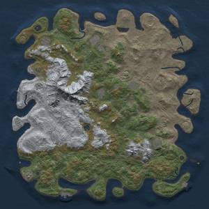 Thumbnail Rust Map: Procedural Map, Size: 5200, Seed: 584072290, 19 Monuments