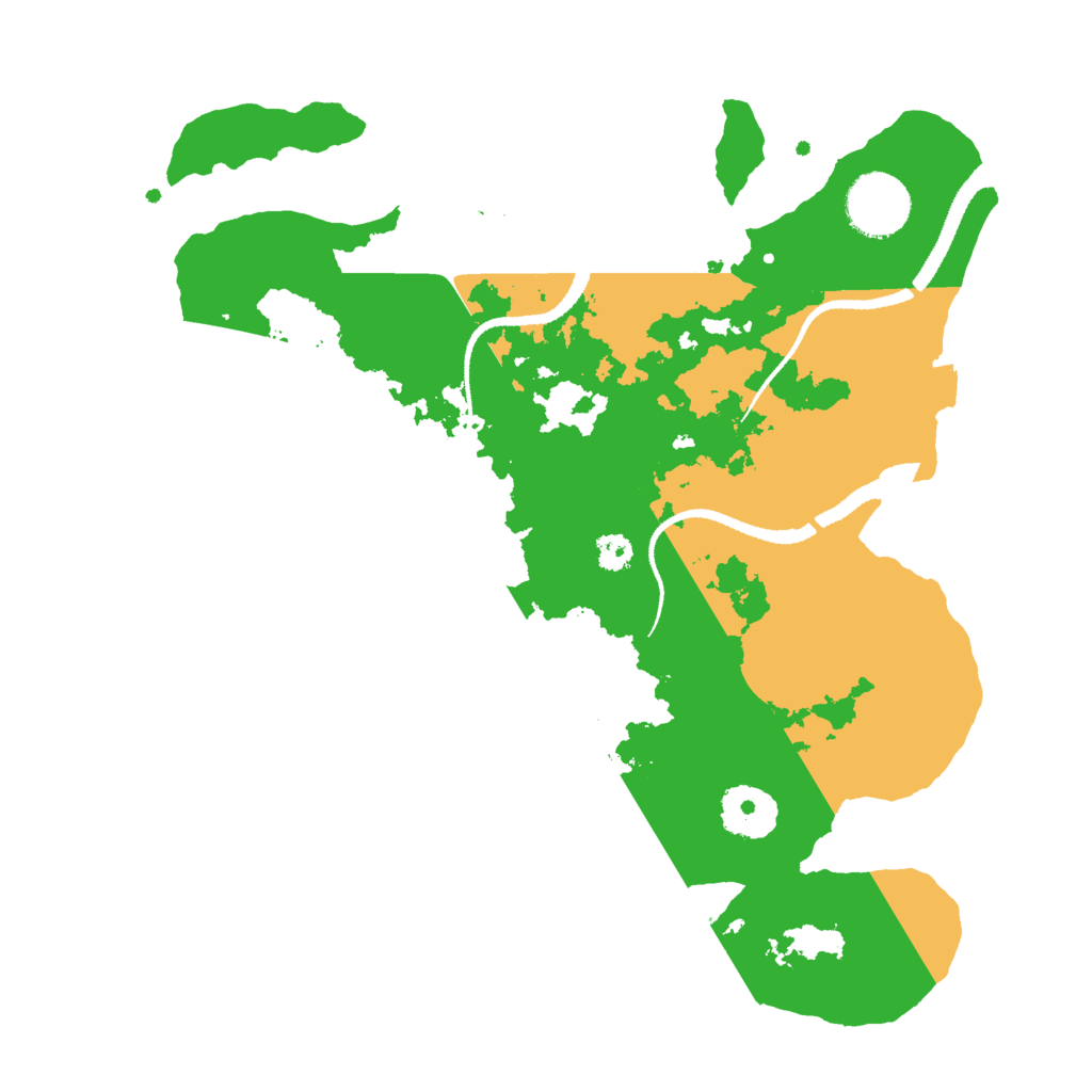 Biome Rust Map: Procedural Map, Size: 3000, Seed: 474967557