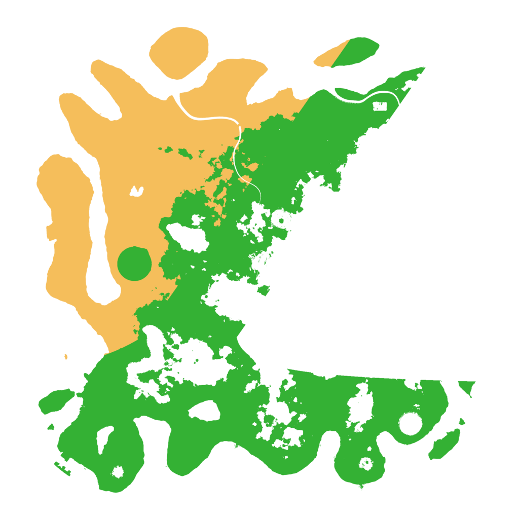 Biome Rust Map: Procedural Map, Size: 4000, Seed: 36891634