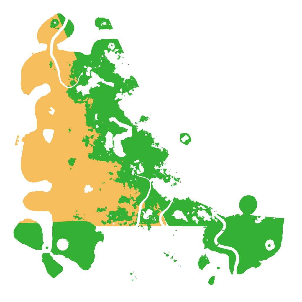 Biome Rust Map: Procedural Map, Size: 4500, Seed: 2018358099
