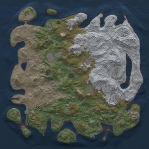 Thumbnail Rust Map: Procedural Map, Size: 4500, Seed: 2018358099, 19 Monuments