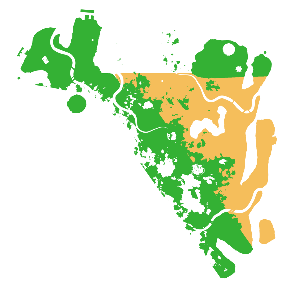 Biome Rust Map: Procedural Map, Size: 4300, Seed: 70320241
