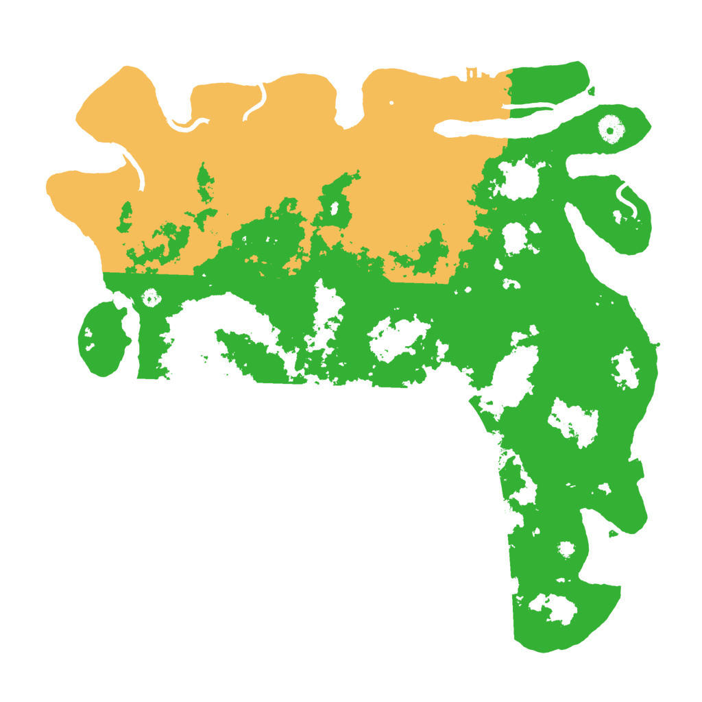 Biome Rust Map: Procedural Map, Size: 4000, Seed: 1382464264