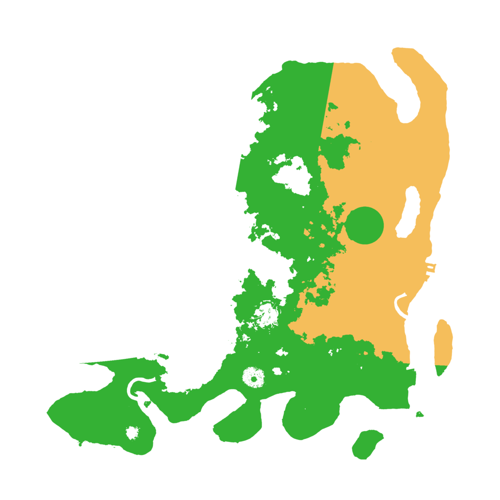 Biome Rust Map: Procedural Map, Size: 3500, Seed: 1093835939