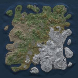 Thumbnail Rust Map: Procedural Map, Size: 4250, Seed: 1950081396, 19 Monuments