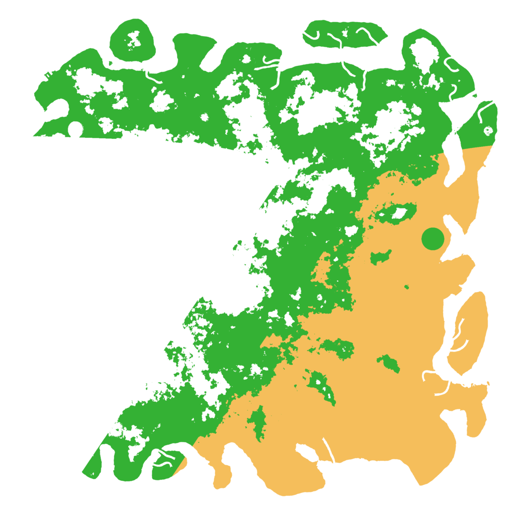 Biome Rust Map: Procedural Map, Size: 6000, Seed: 1960