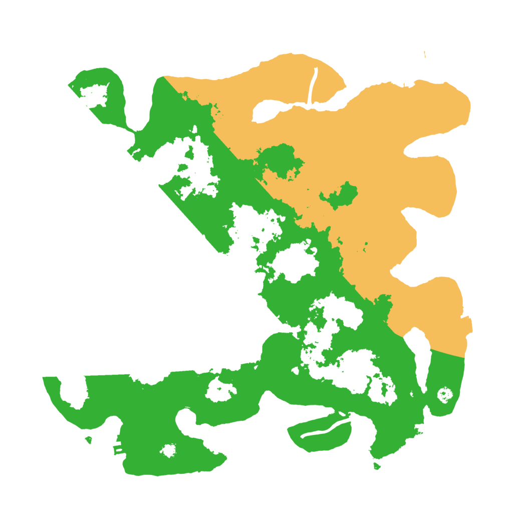 Biome Rust Map: Procedural Map, Size: 3500, Seed: 1334891012