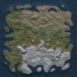 Thumbnail Rust Map: Procedural Map, Size: 5000, Seed: 74808252, 19 Monuments