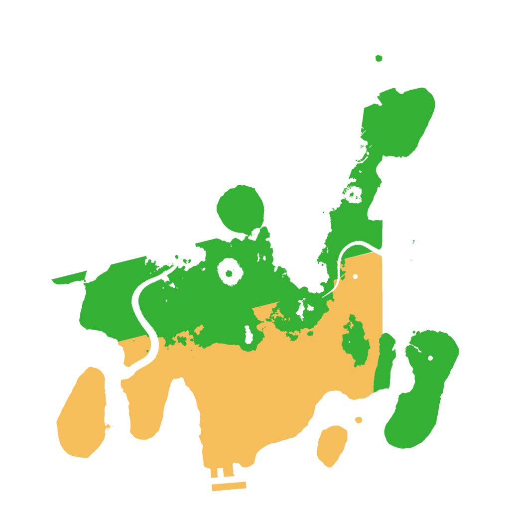 Biome Rust Map: Procedural Map, Size: 3000, Seed: 26650