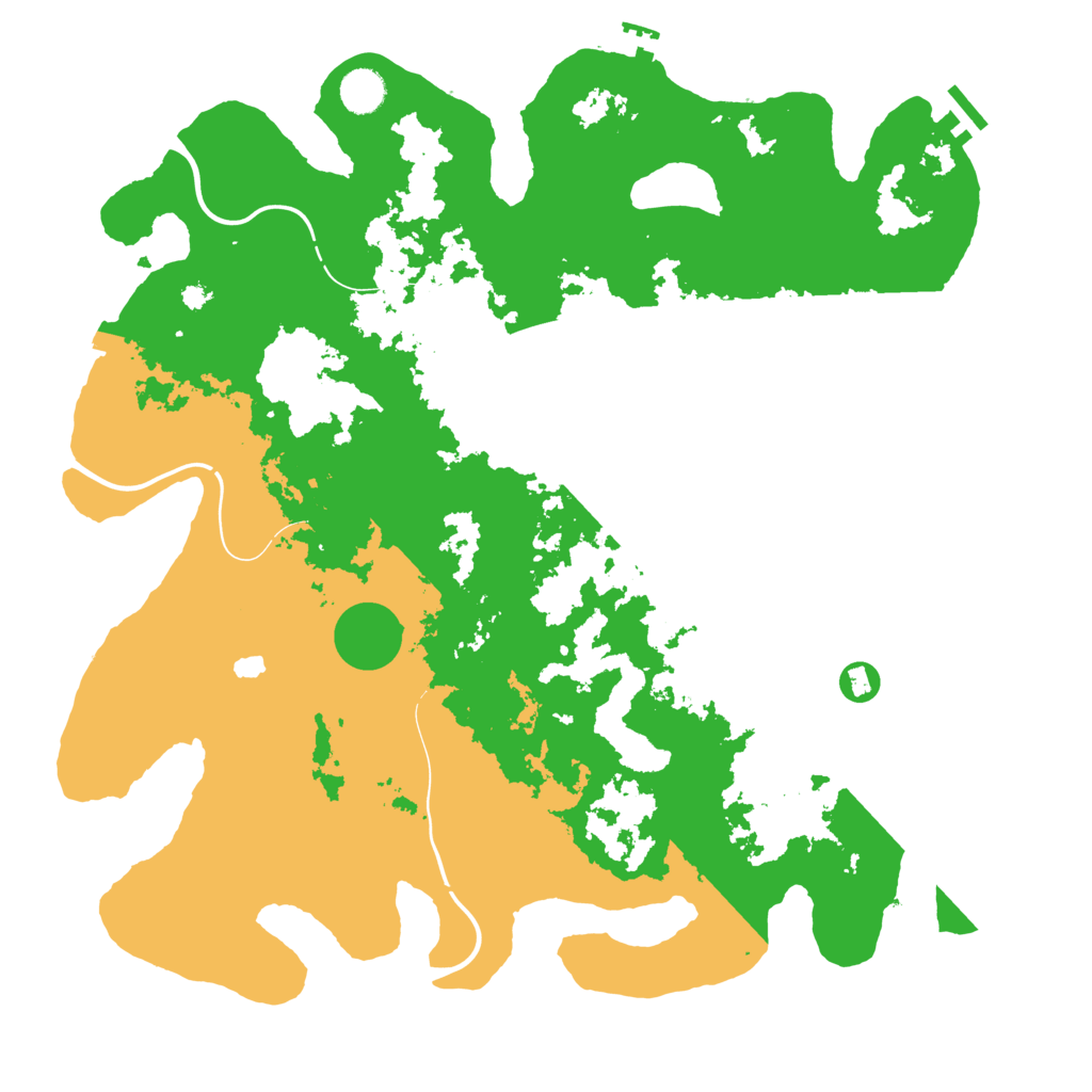 Biome Rust Map: Procedural Map, Size: 4250, Seed: 91983341