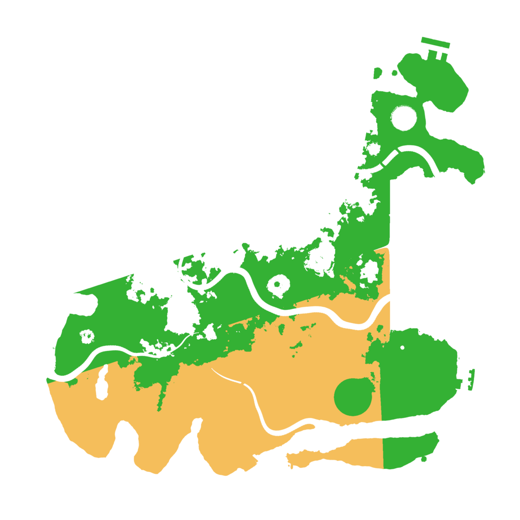 Biome Rust Map: Procedural Map, Size: 3650, Seed: 32960836