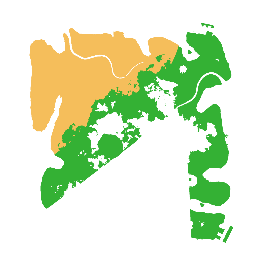 Biome Rust Map: Procedural Map, Size: 3000, Seed: 189277775