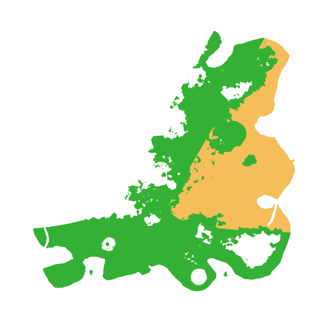 Biome Rust Map: Procedural Map, Size: 3500, Seed: 1364956888