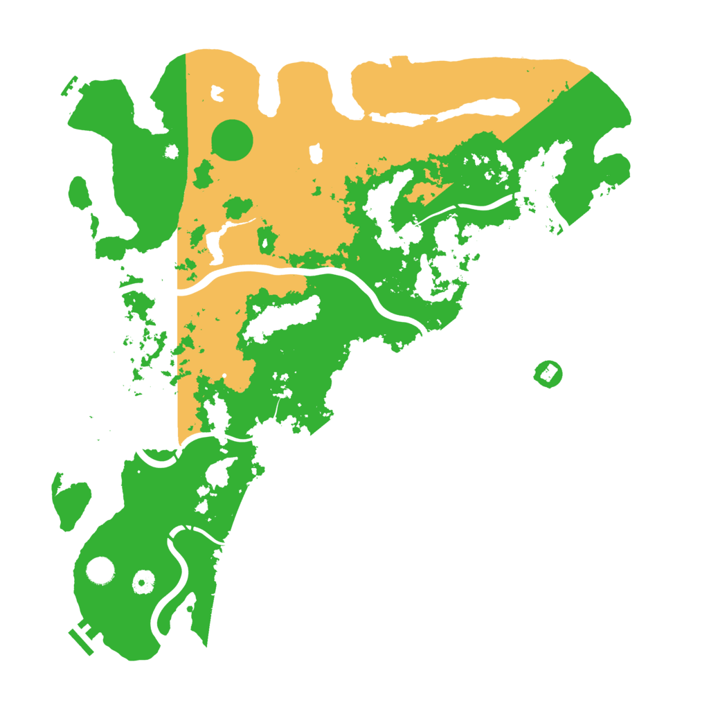 Biome Rust Map: Procedural Map, Size: 4500, Seed: 336918512