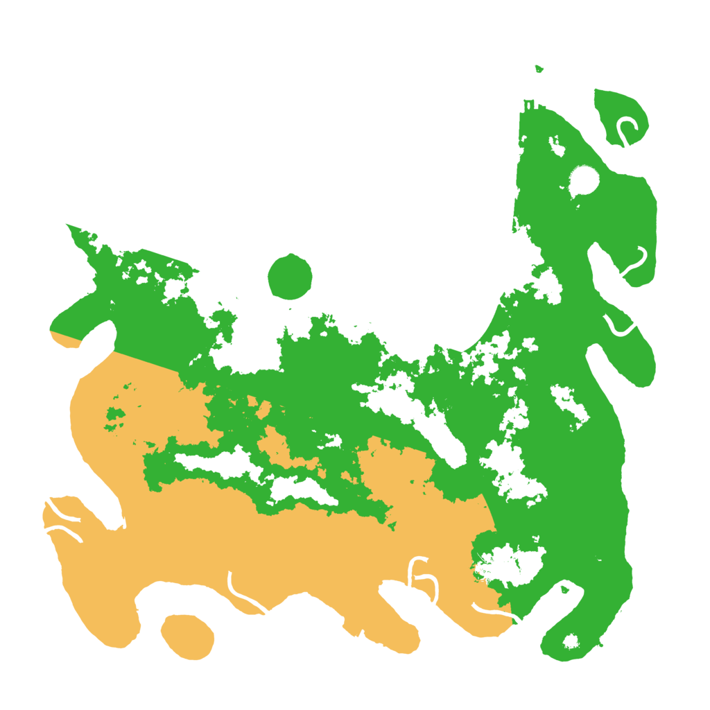 Biome Rust Map: Procedural Map, Size: 4300, Seed: 55366947