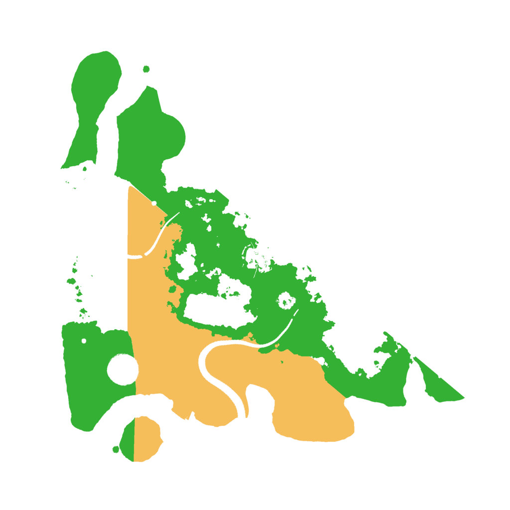 Biome Rust Map: Procedural Map, Size: 3000, Seed: 833551839