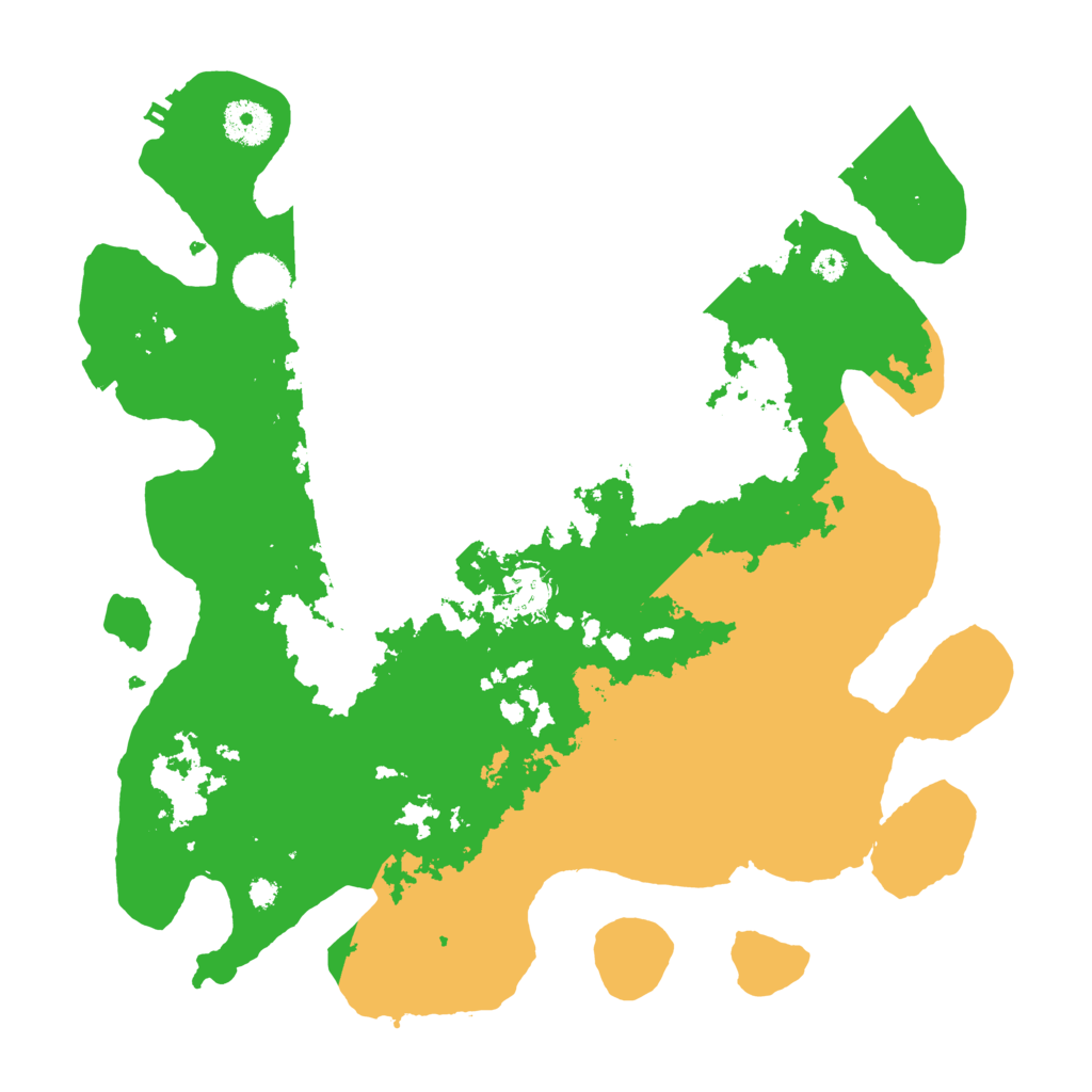 Biome Rust Map: Procedural Map, Size: 3500, Seed: 166728777