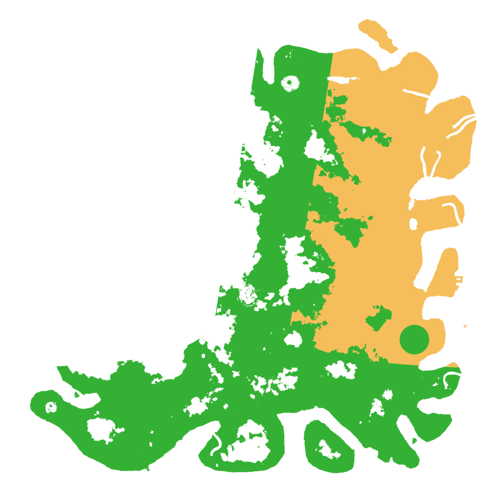 Biome Rust Map: Procedural Map, Size: 4500, Seed: 876707537