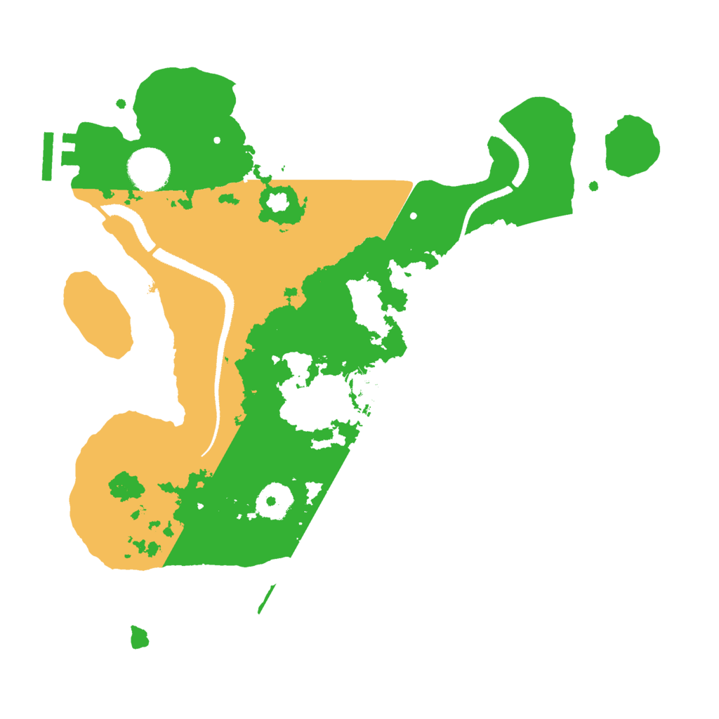 Biome Rust Map: Procedural Map, Size: 3000, Seed: 942259018