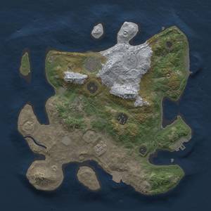 Thumbnail Rust Map: Procedural Map, Size: 2900, Seed: 52216, 11 Monuments