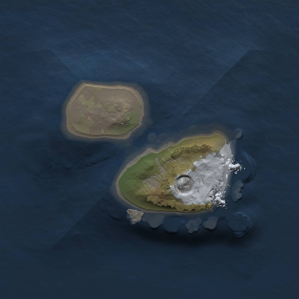 Rust Map: Procedural Map, Size: 1000, Seed: 1027365211, 1 Monuments