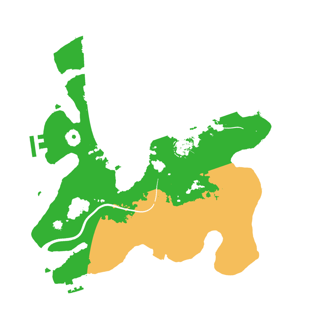 Biome Rust Map: Procedural Map, Size: 3000, Seed: 56961